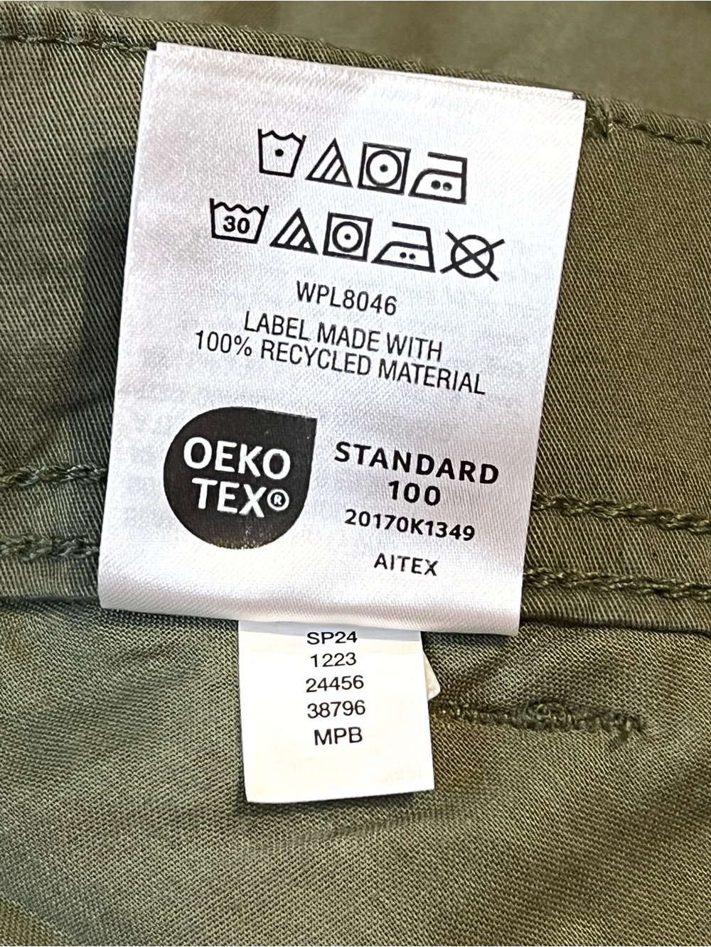 Style & Co. Women's Mid-Rise Comfort-Waist Cargo Shorts, Color Olive, Size 12 - Picture 10 of 12